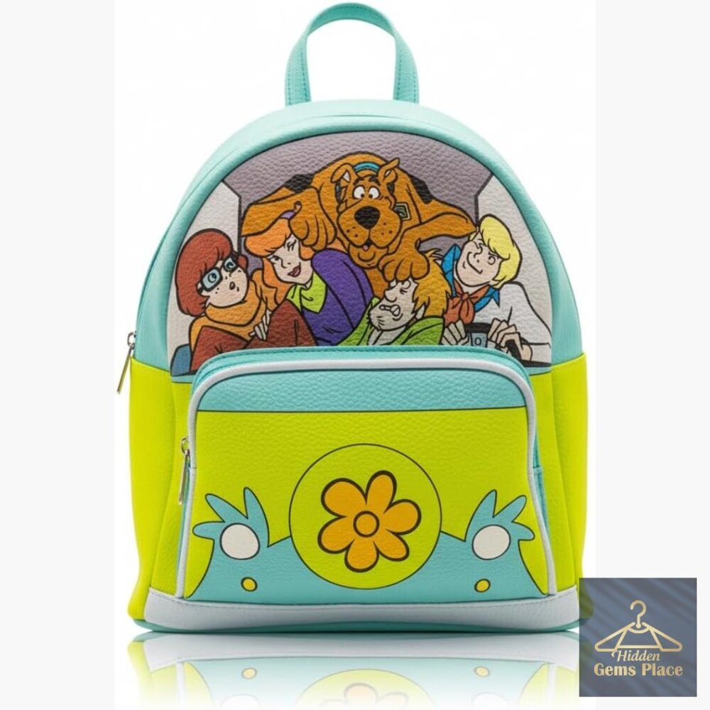 10" Mini Backpack PU Leather Adjustable Straps Zipper Pockets